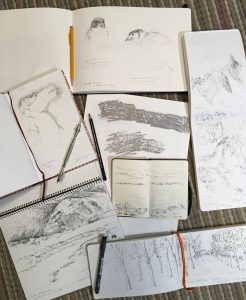 sketch, sketchbook, travel, journal, drawing, sketching