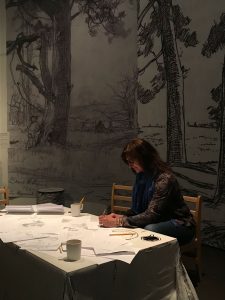 winnie-the-pooh, 100 acre woods, drawing, Kelly Leahy Radding
